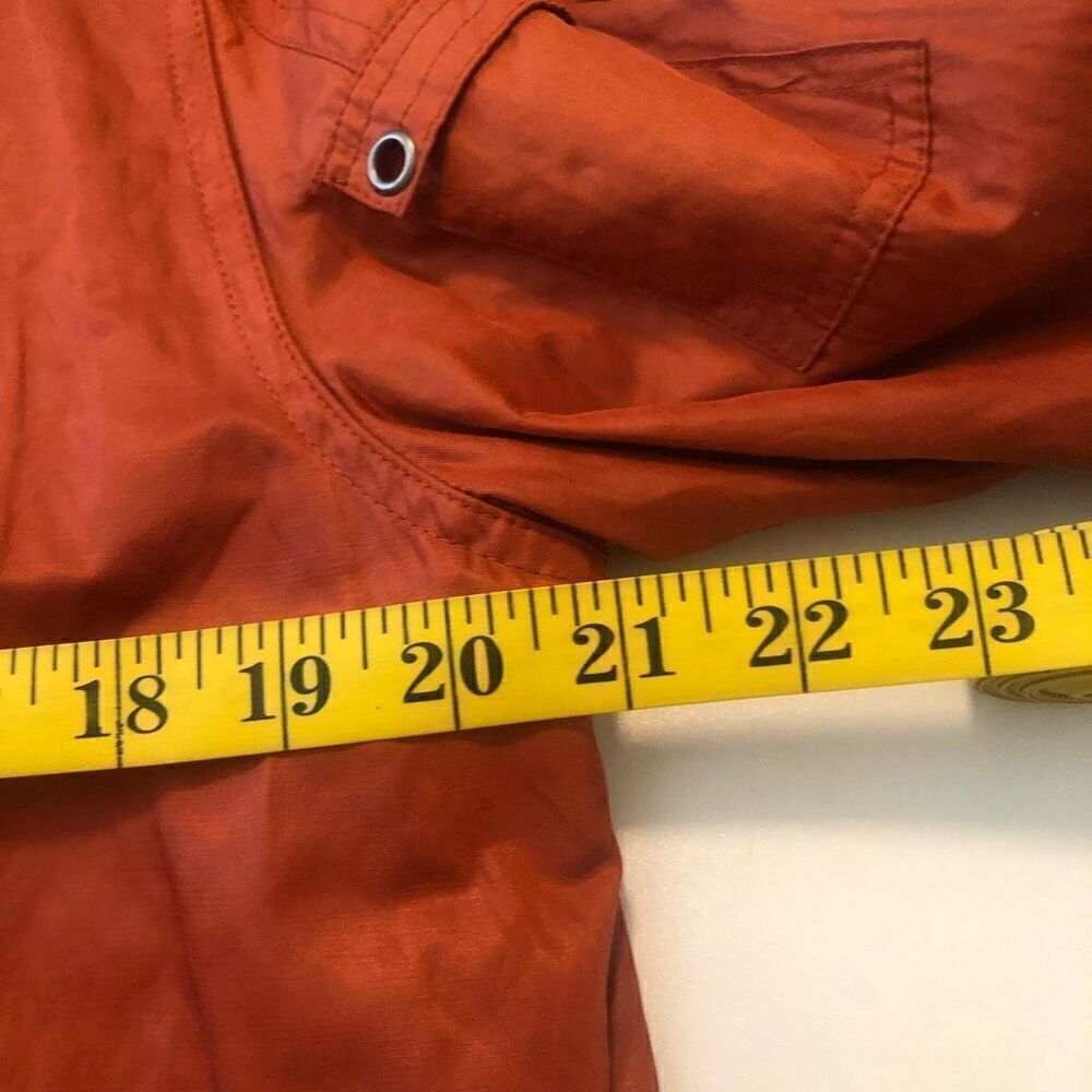 Chico’s Gorpcore Rust Cropped Jacket Size 12 - Picture 8 of 11
